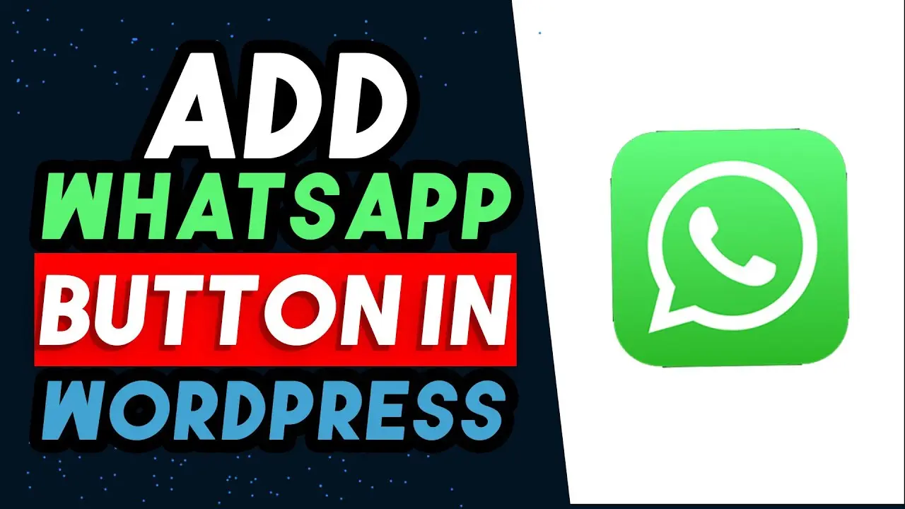 How To Install A WhatsApp Chat Button On A Website With Screenshots