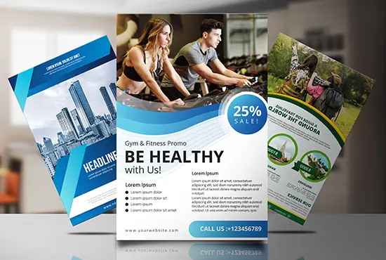 I will design professional flyers or posters for your business in 24 hours