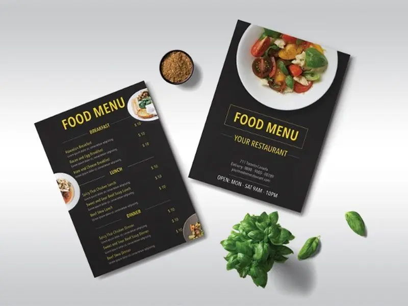 I will Design you attractive food and Restaurant menu and also Cafe menu